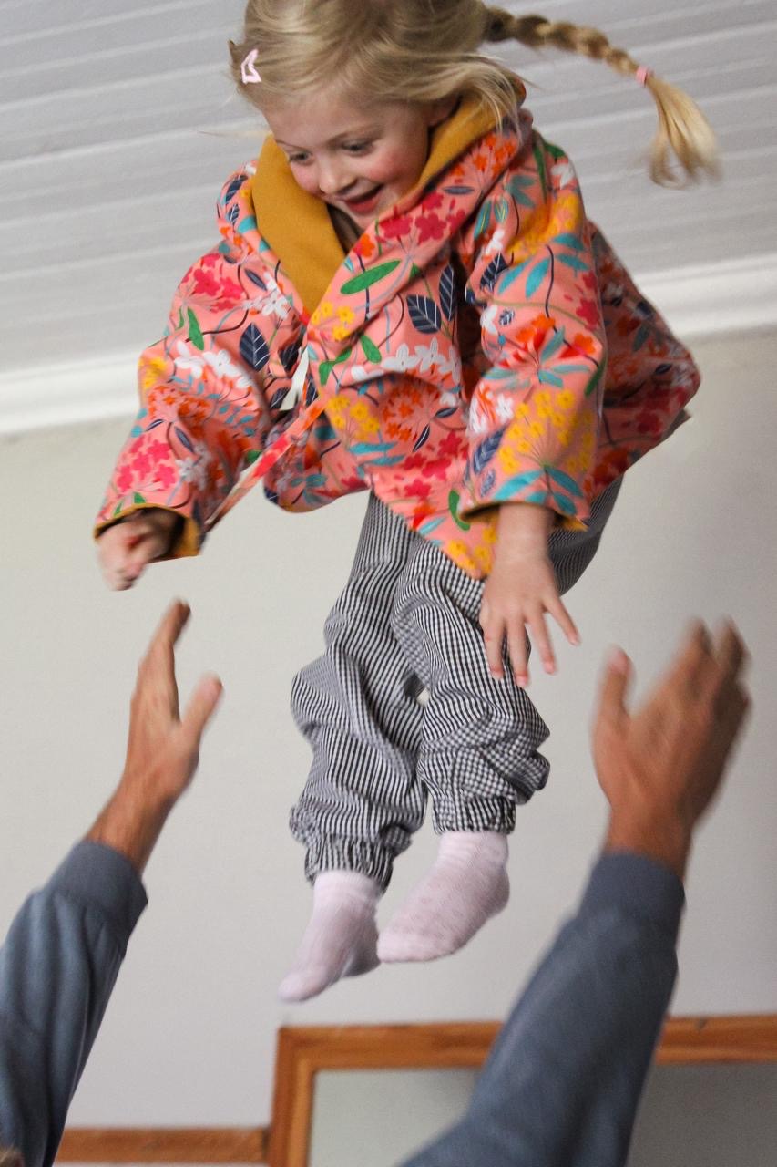 Unisex Happy Pants: Gingham Black