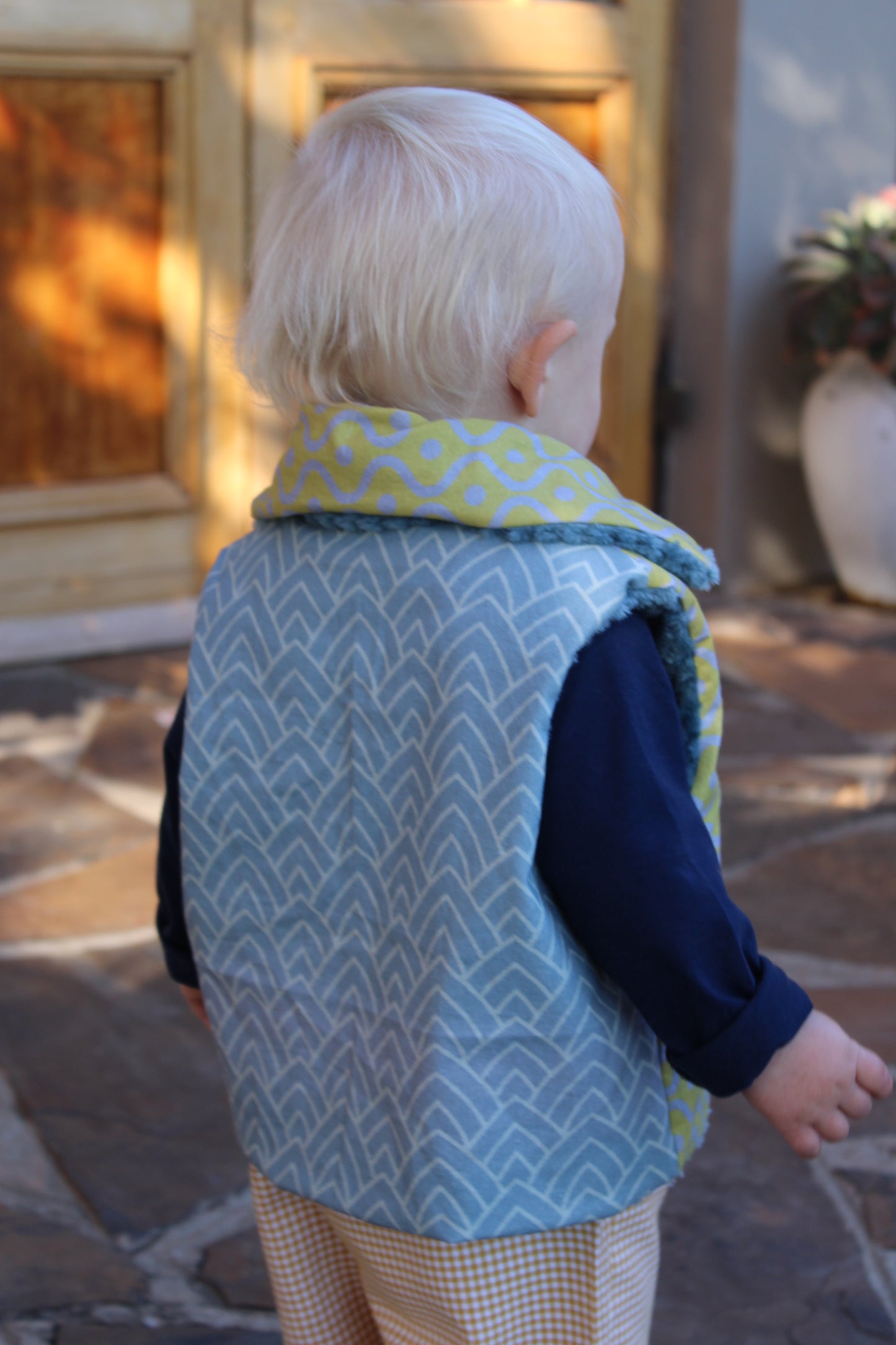 Puffer Reversible (Blue)