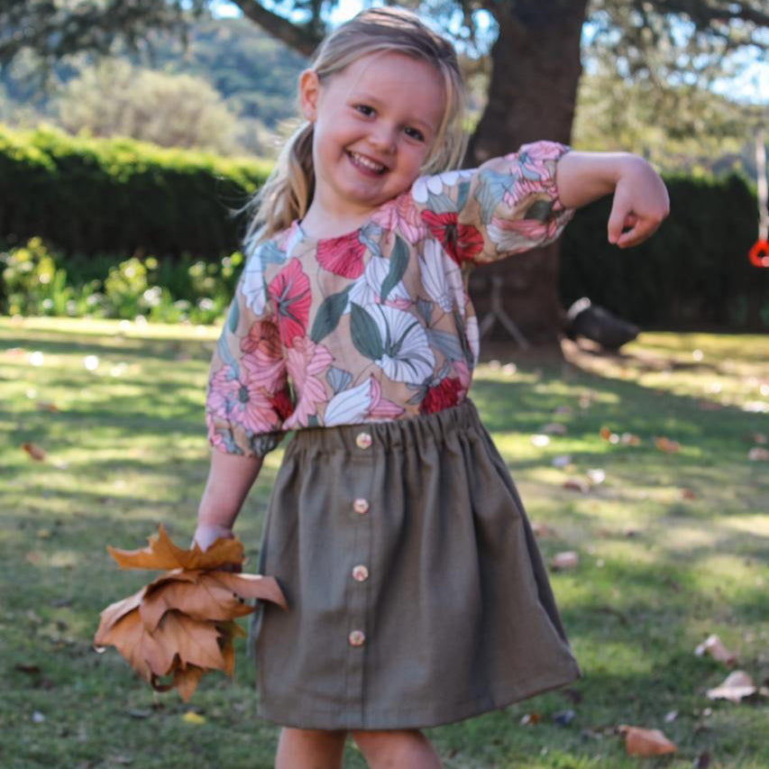 Remi Skirt (Khaki)
