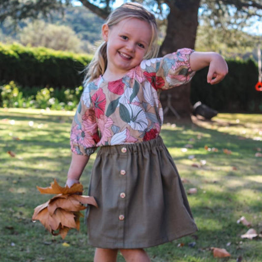 Remi Skirt (Khaki)