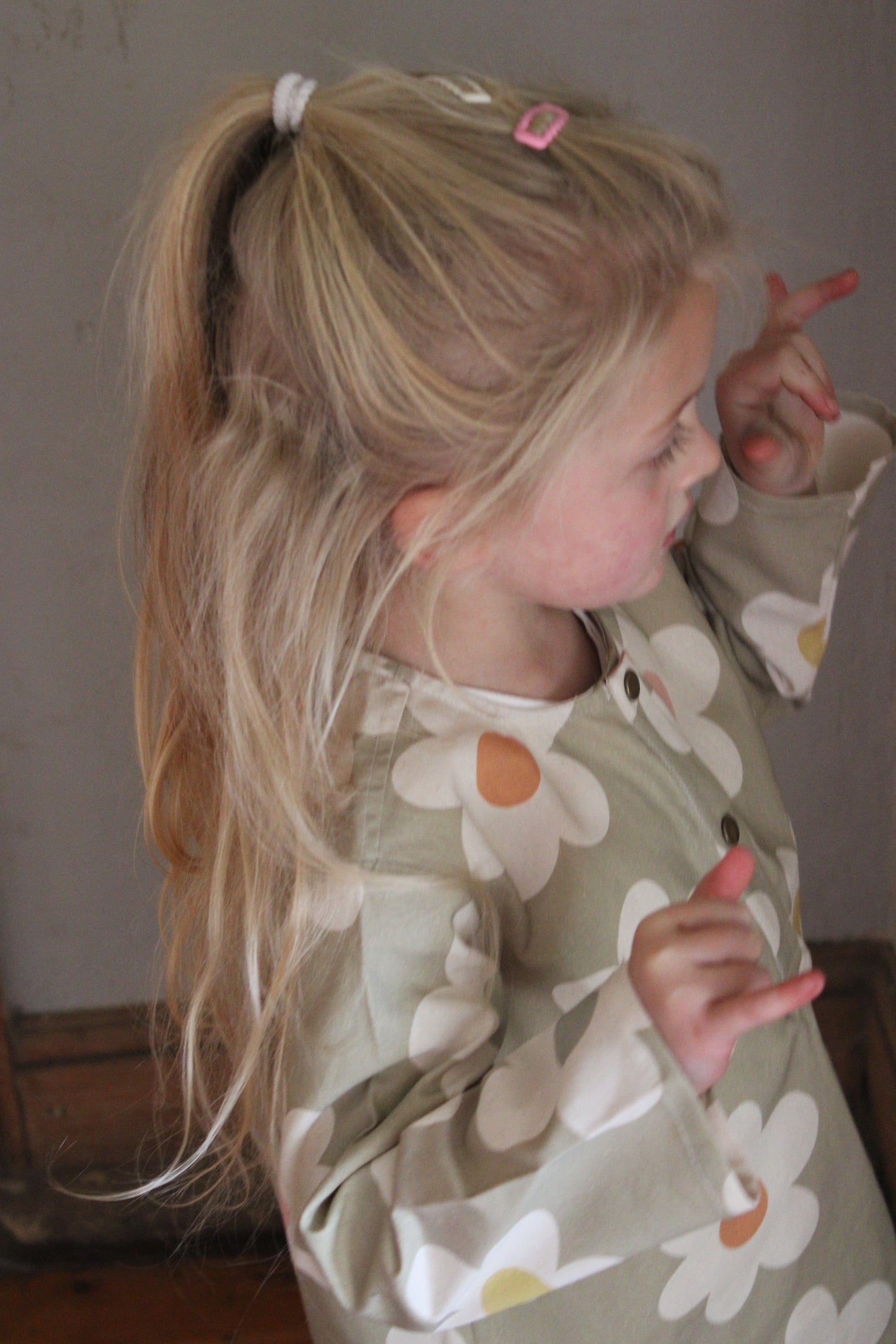 Coco Floral Shirt (Green)