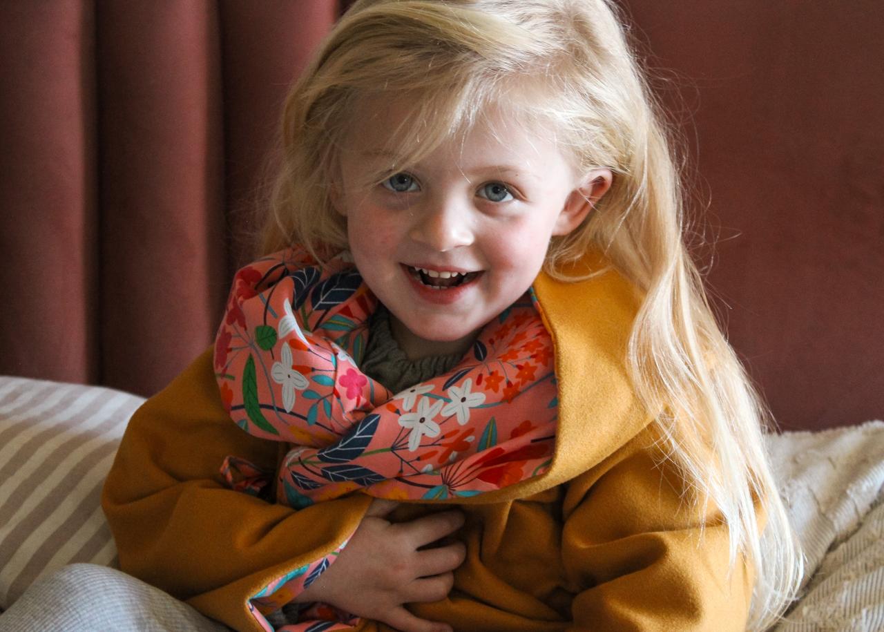 Woodland Explorer Reversible Coat (Mustard/Floral)