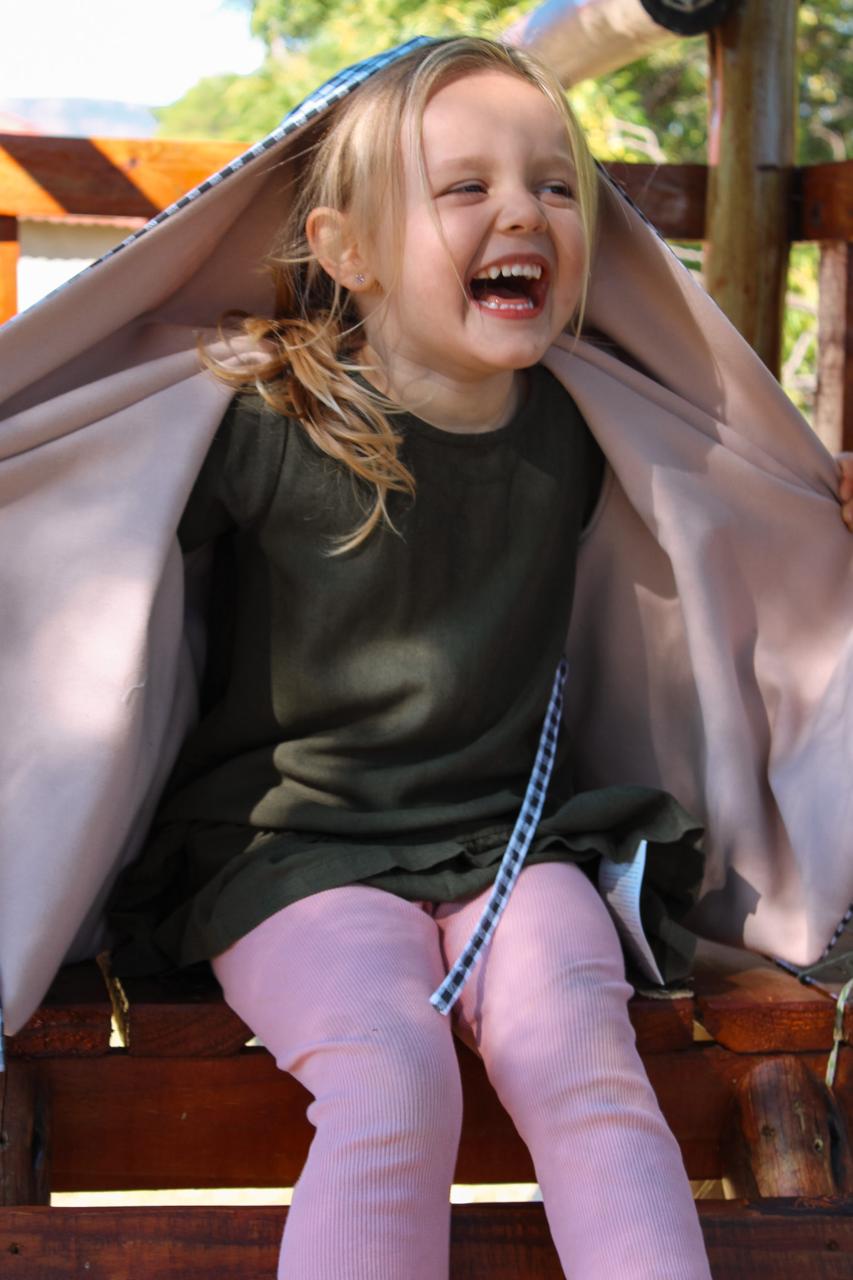 Woodland Explorer Reversible Coat (Pink/Gingham)